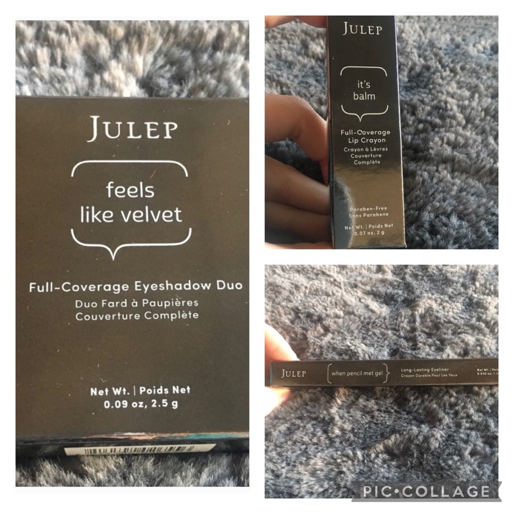 NIB Julep Bundle: eye shadow duo, eyeliner, lip